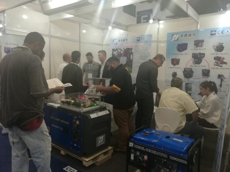 In Brazil  exhibition, electric power products are very popular